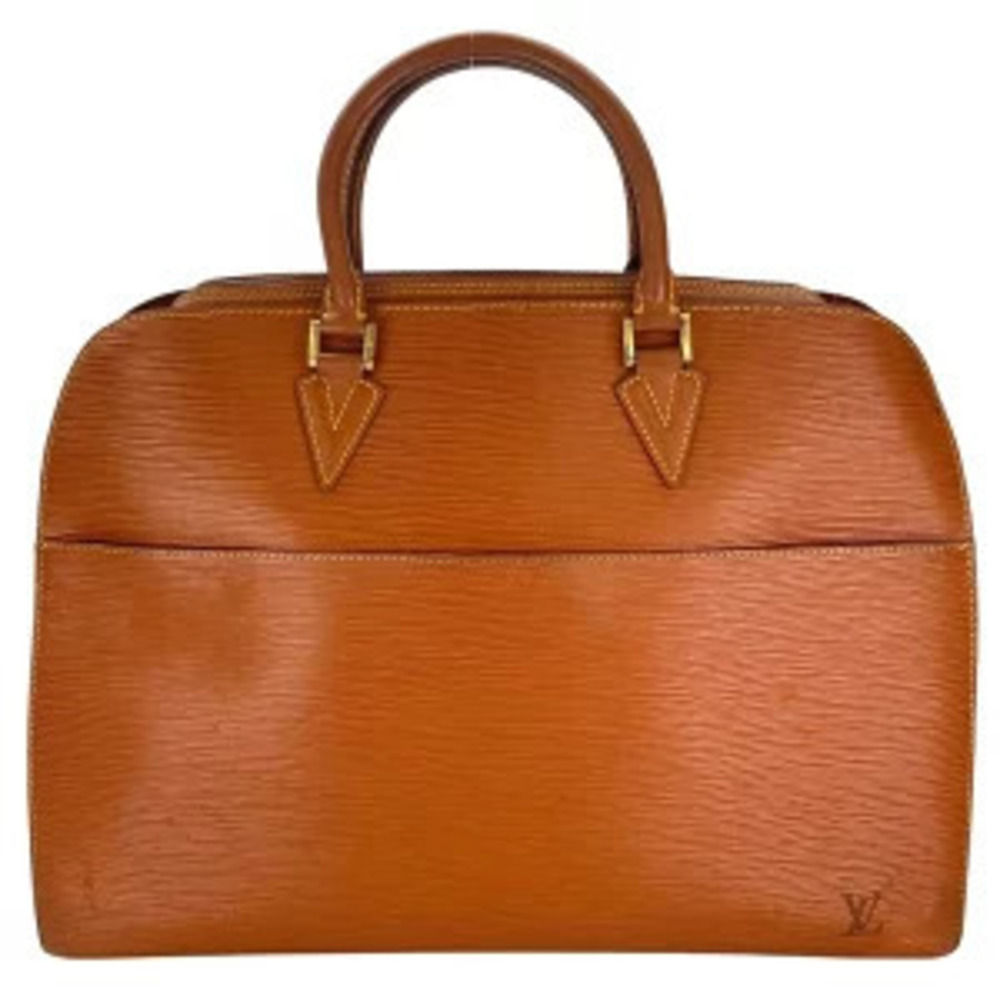 Louis Vuitton Epi Sorbonne Business Briefcase Leather Brown
